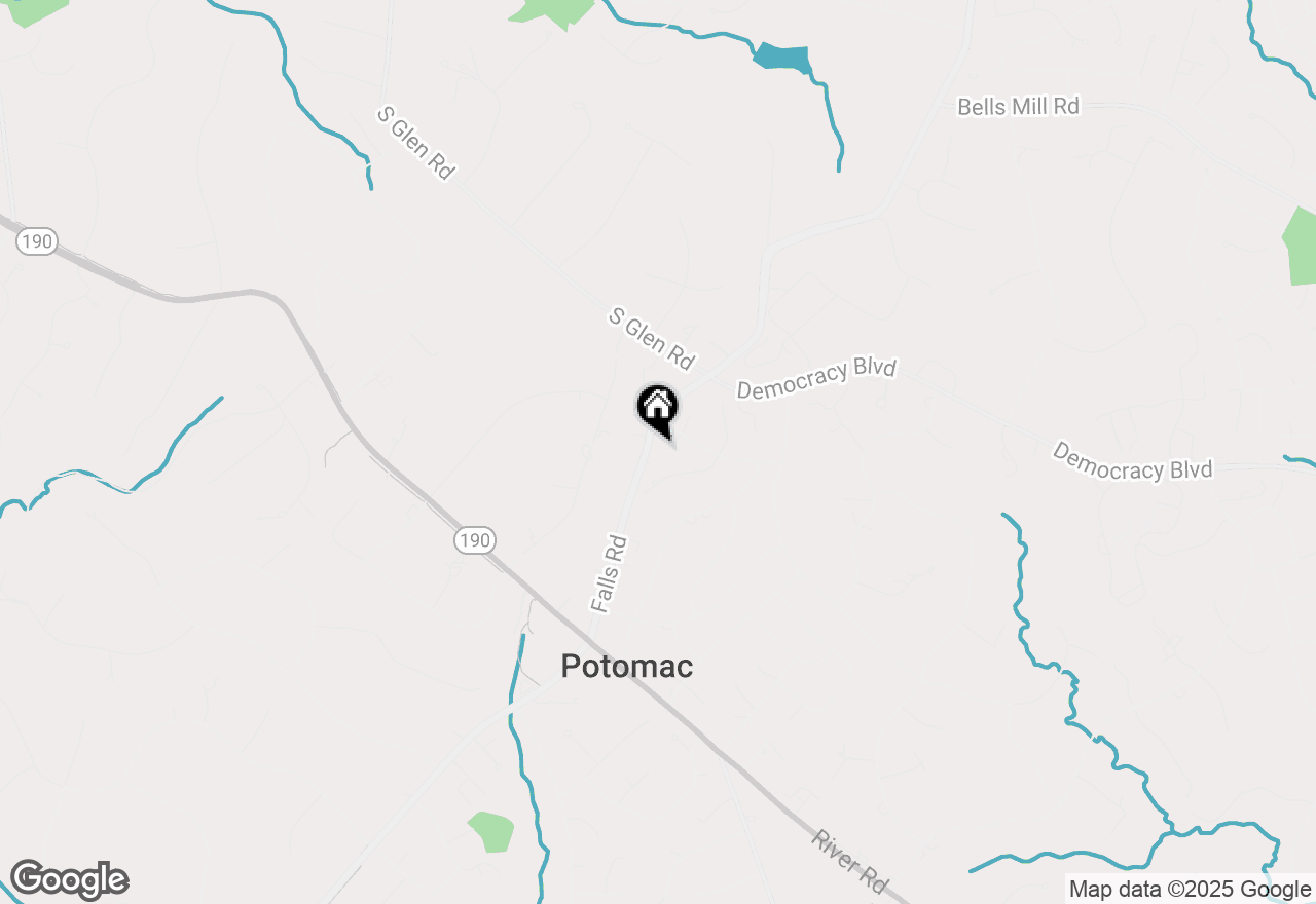 Map of 9914 Woodford Road, Potomac, MD 20854