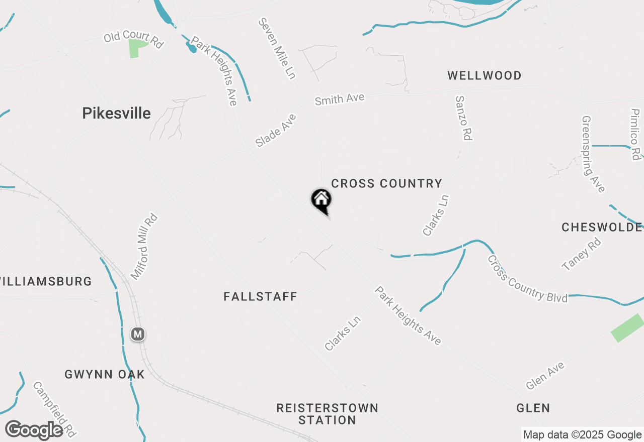 Map of 7111 Park Heights Avenue #104, Baltimore, MD 21215