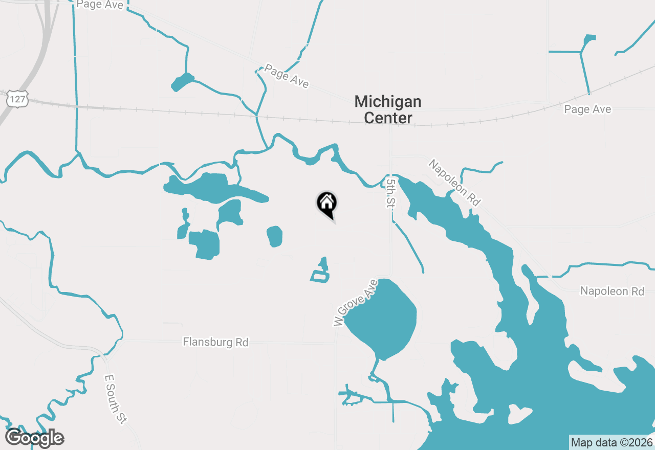 Map of 188 Cherry Street, Michigan Center, MI 49254