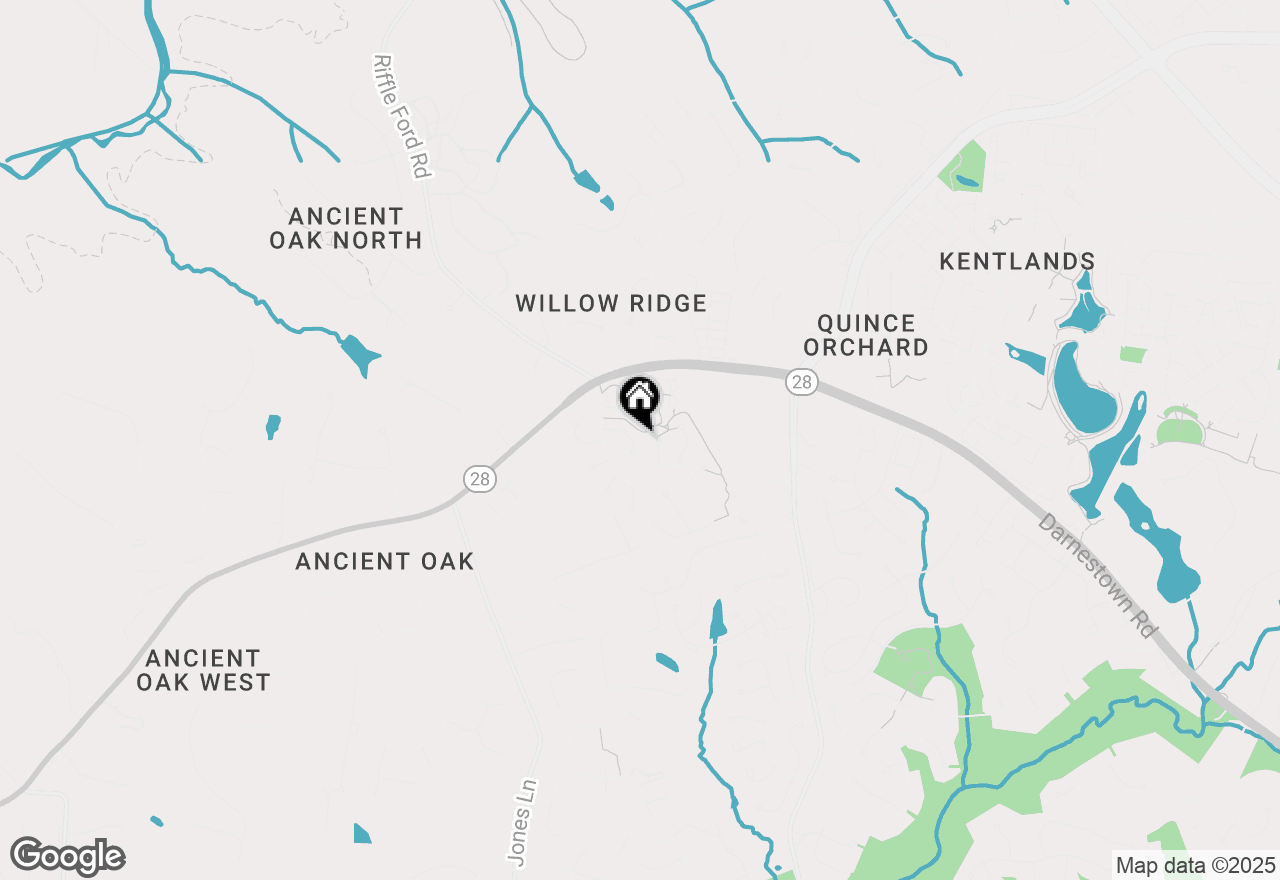 Map of 12407 Rousseau Terrace, North Potomac, MD 20878