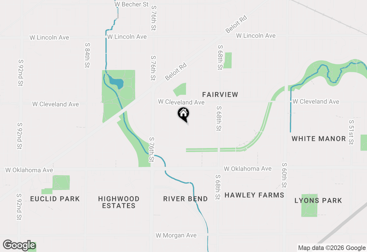 Map of 2833 S 72nd St, West Allis, WI 53219