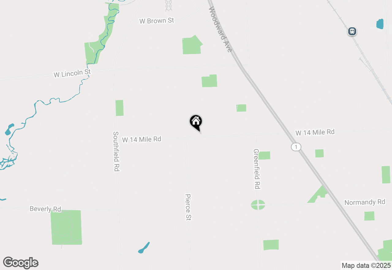 Map of 251-253 E 14 Mile Road, Birmingham, MI 48009