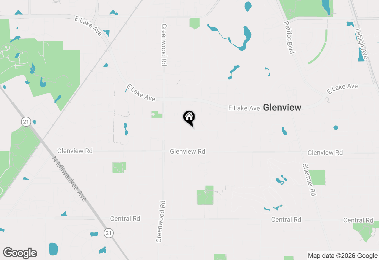 Map of 3058 Knollwood Lane, Glenview, IL 60025