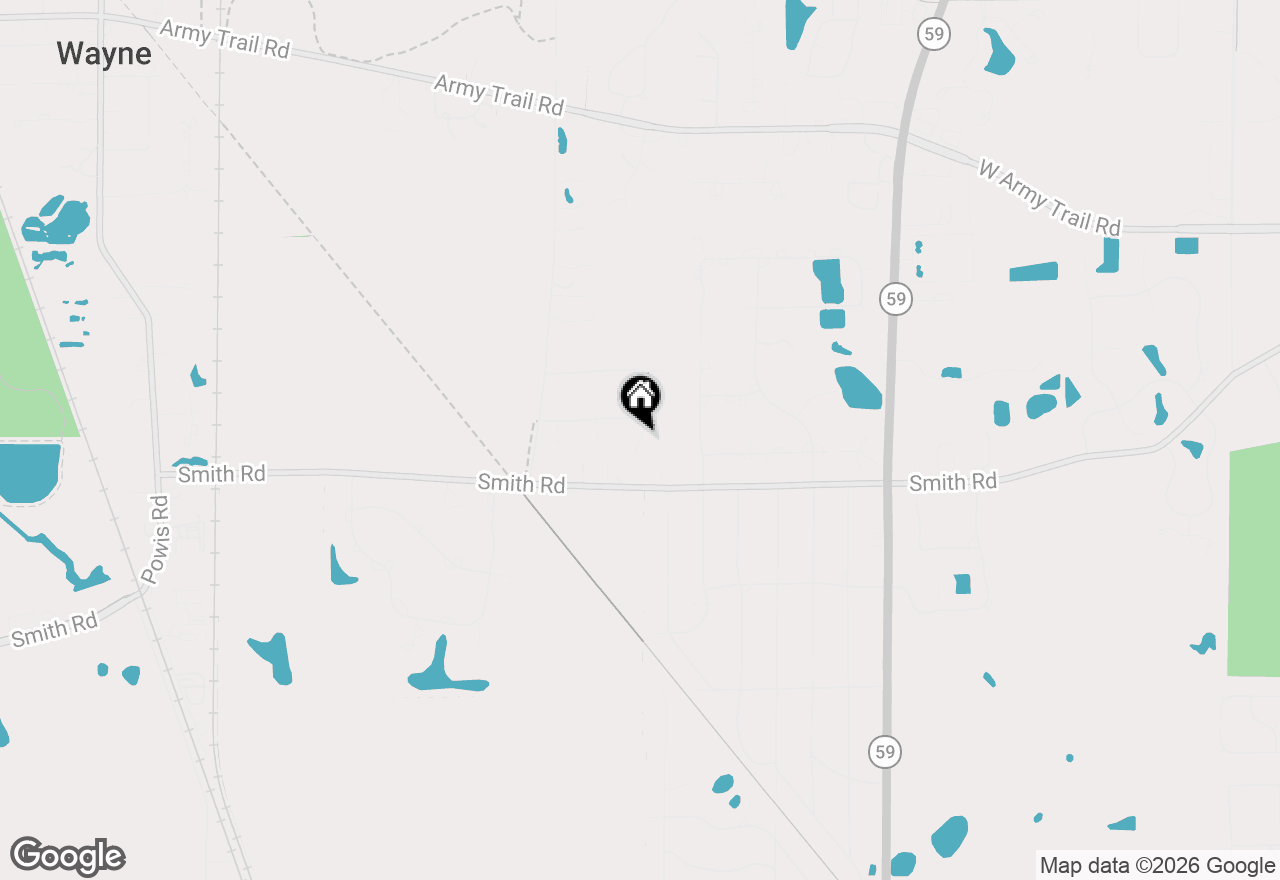Map of 4N428 Kingswood Court, Wayne, IL 60184