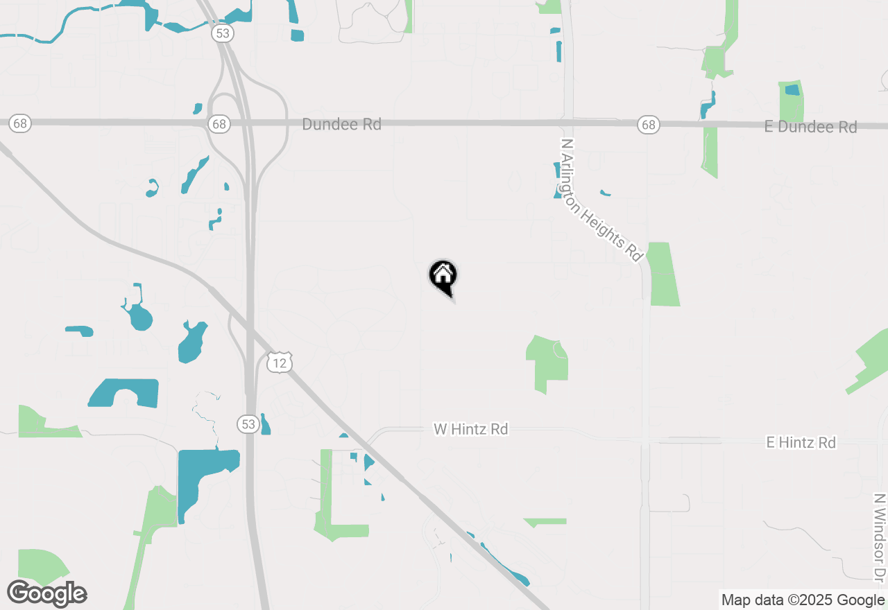 Map of 806 W Hackberry Drive, Arlington Heights, IL 60004