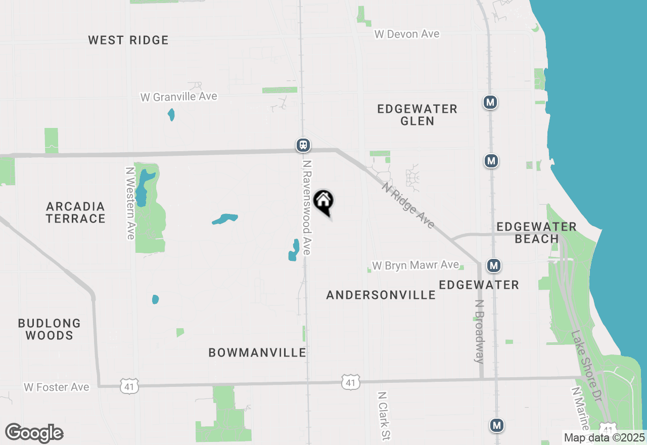 Map of 5748 N Hermitage Avenue #102, Chicago, IL 60660