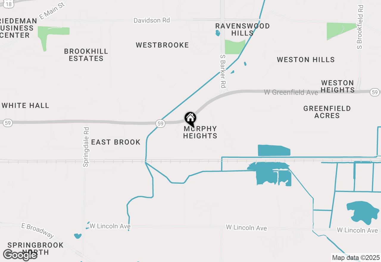 Map of 1701 S Lilly Ln, New Berlin, WI 53146