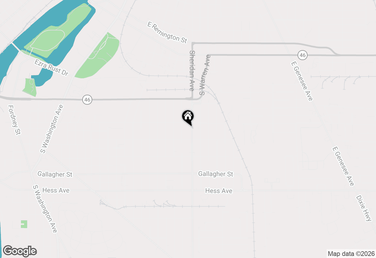Map of 2121 Sheridan Avenue, Saginaw, MI 48601