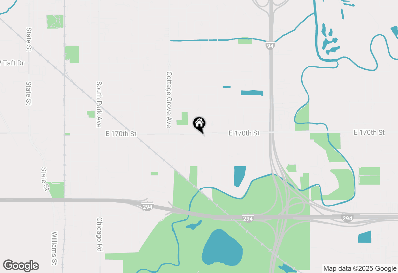 Map of 949 E 170th Street, South Holland, IL 60473