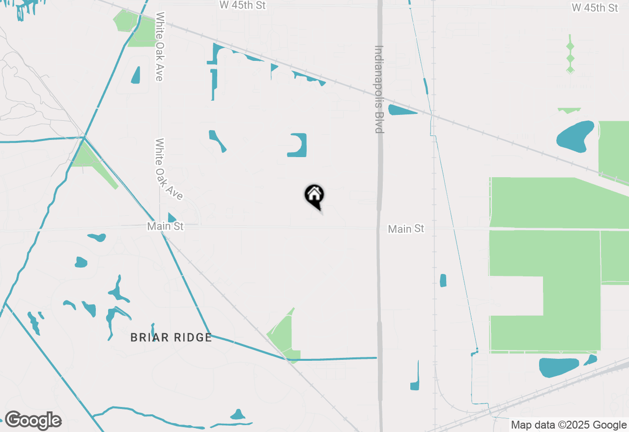 Map of 10407 Timberidge Lane, Highland, IN 46322