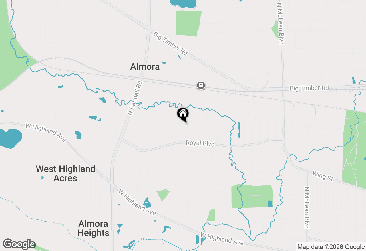 Map of 2166 Jordan Lane, Elgin, IL 60123