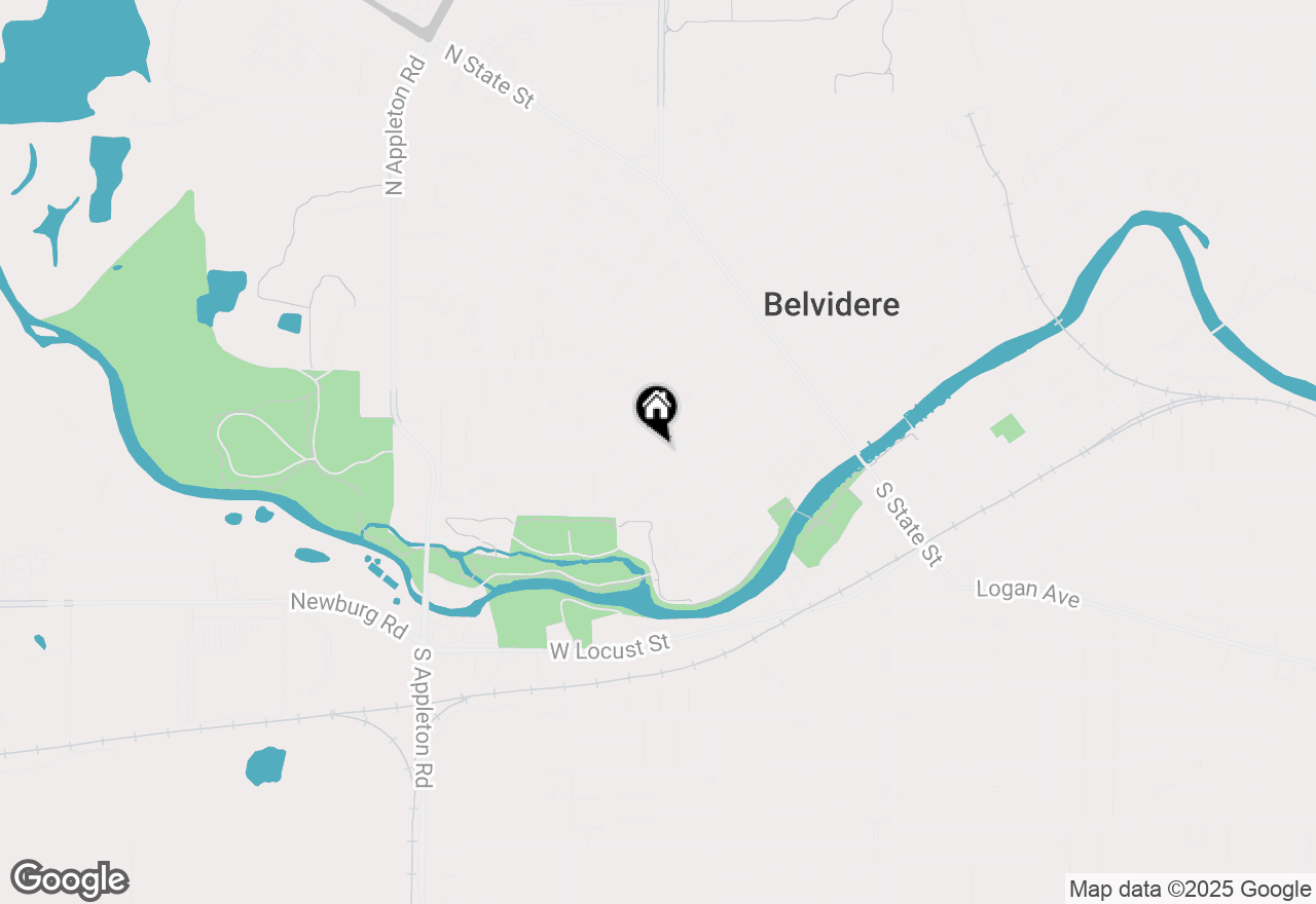 Map of 527 W Madison Street, Belvidere, IL 61008