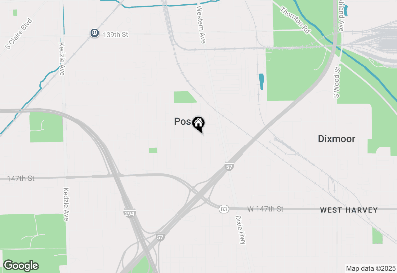 Map of 14447 Sherman Avenue, Posen, IL 60469