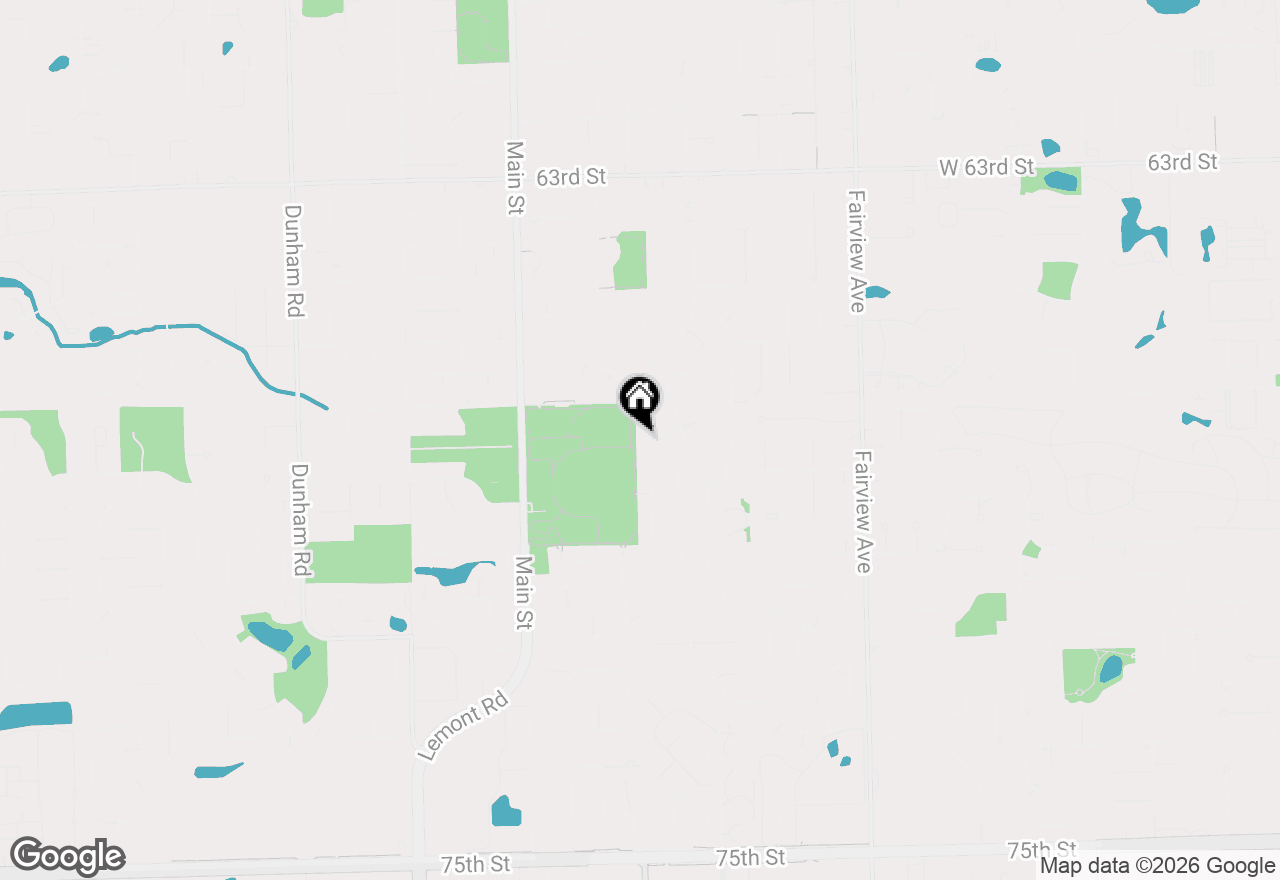 Map of 6724 Meadowcrest Drive, Downers Grove, IL 60516