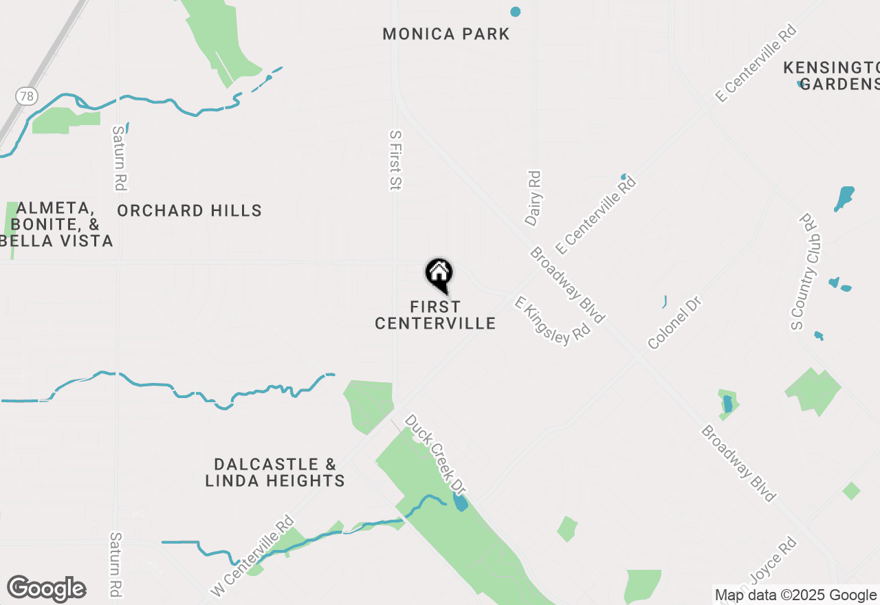 Map of 222 Brazos Street, Garland, TX 75041