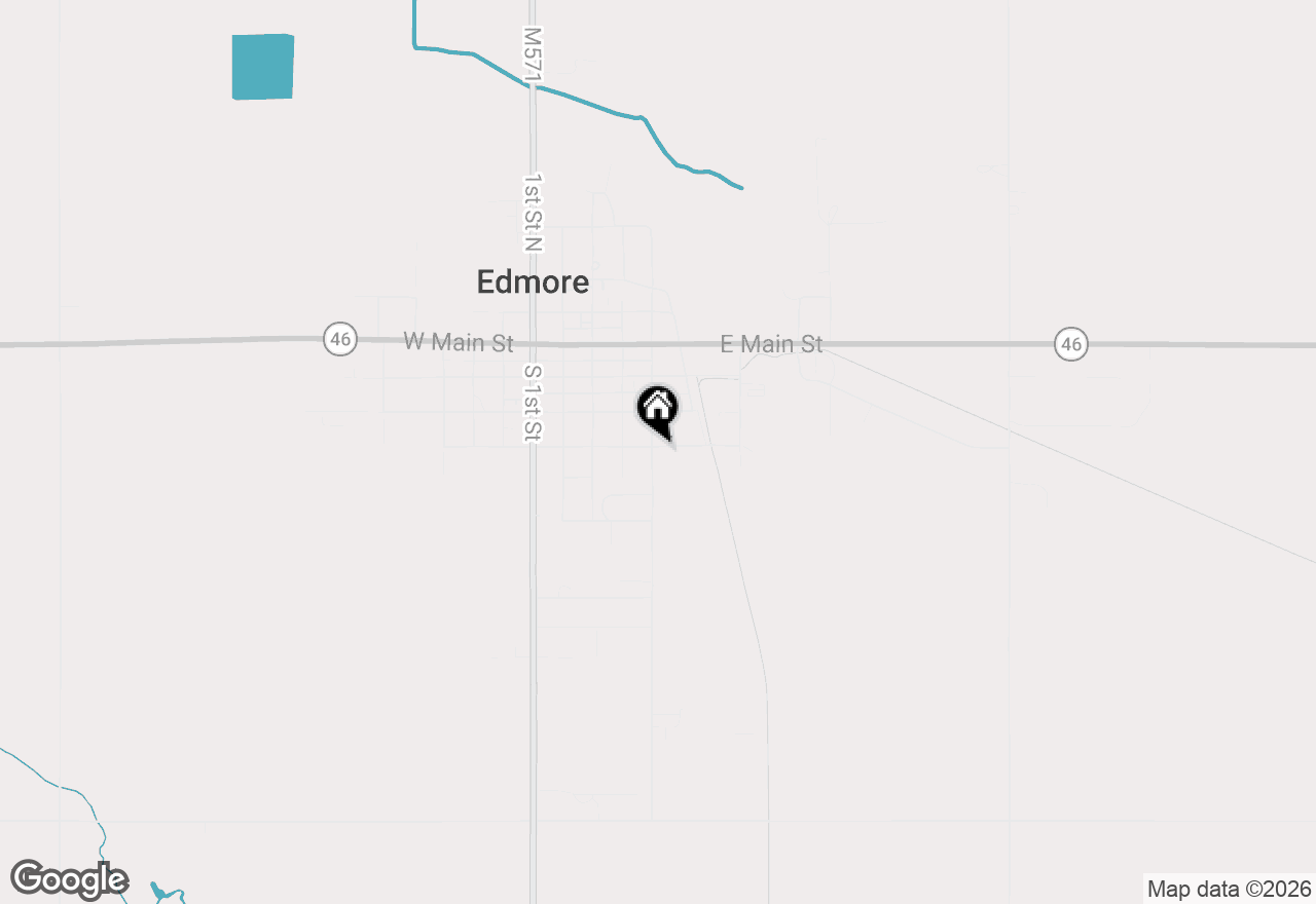 Map of 502 E Forest Street, Edmore, MI 48829