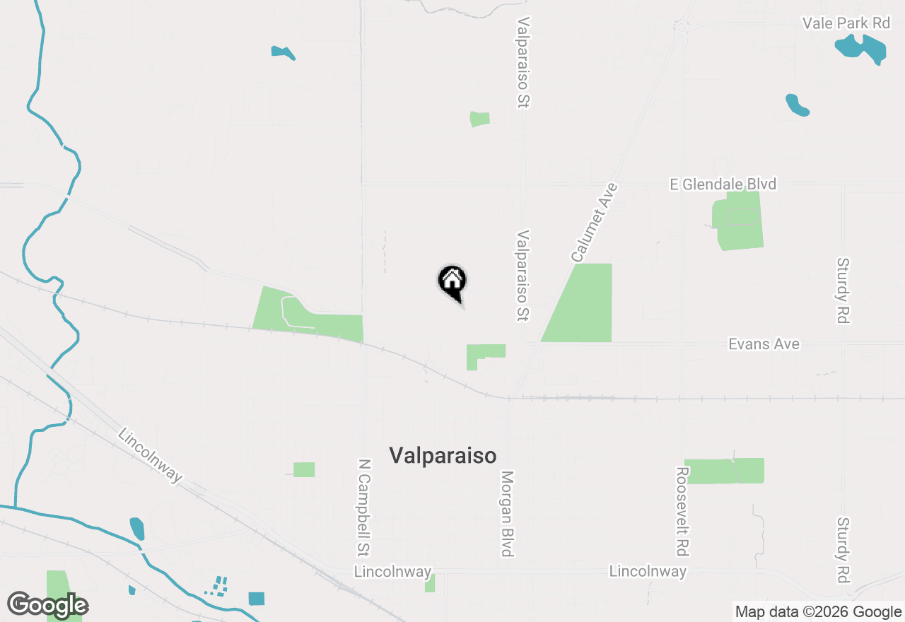Map of 3 Harrison Boulevard, Valparaiso, IN 46383