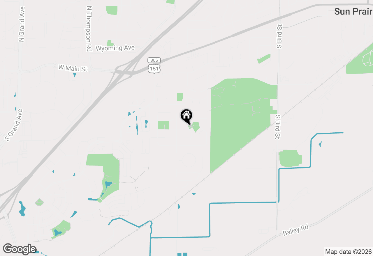 Map of 1604 Rustic Drive, Sun Prairie, WI 53590
