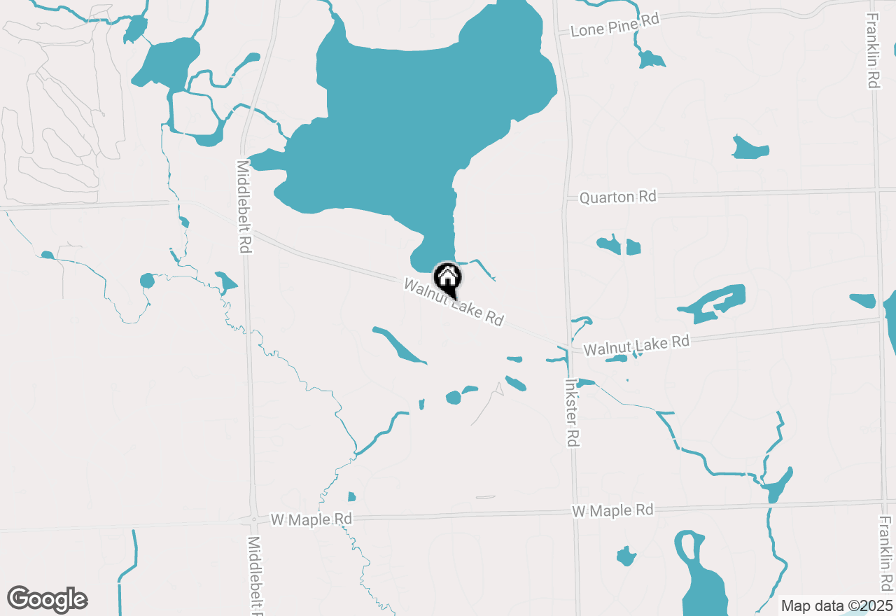 Map of 2380 Walnut Lake Road, West Bloomfield, MI 48323