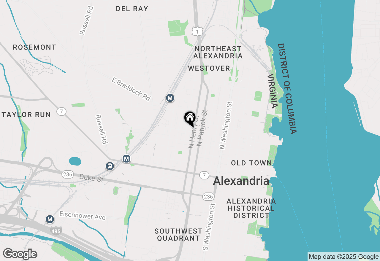Map of 1111 Oronoco Street #226, Alexandria, VA 22314