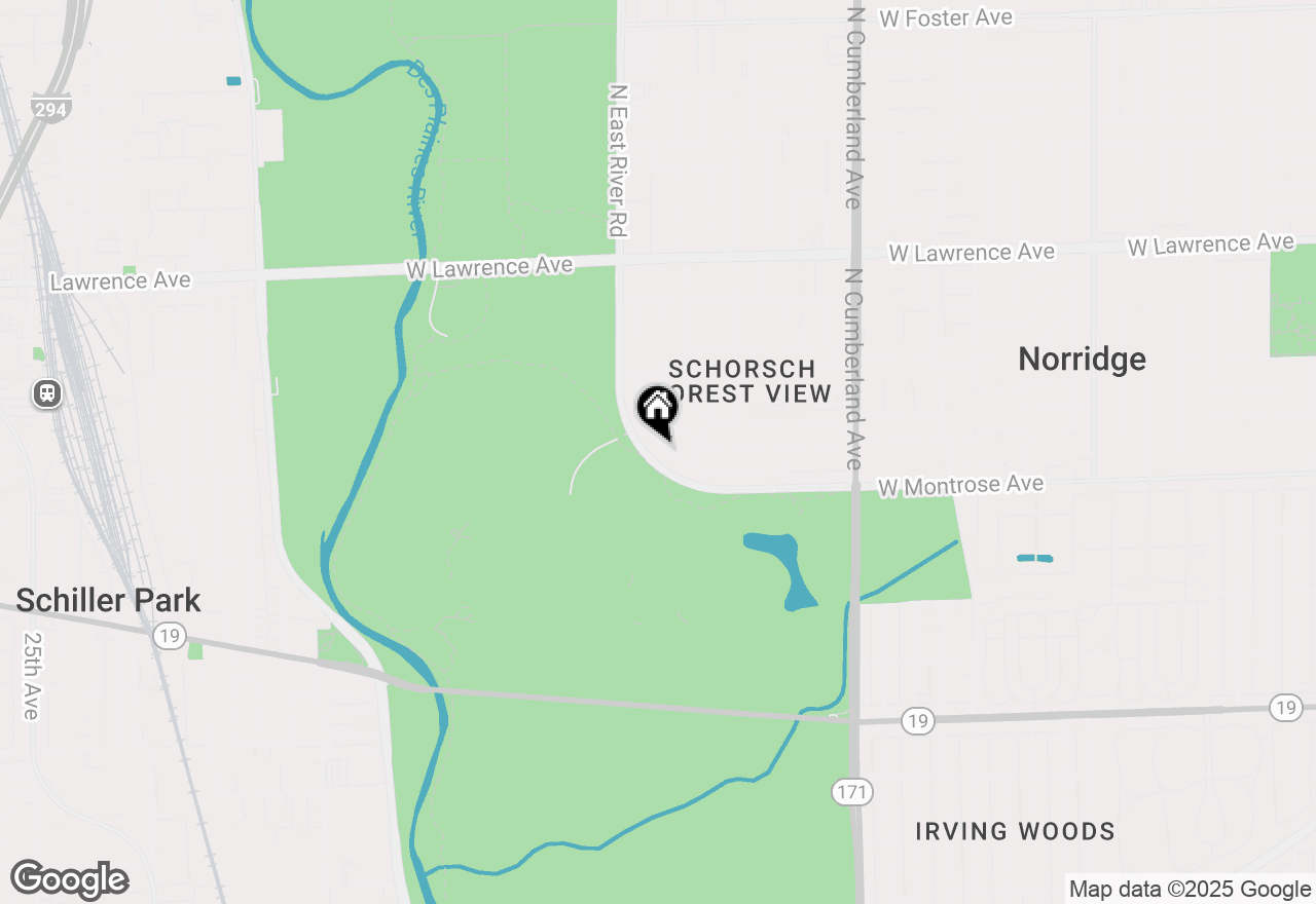 Map of 4456 N Forestview Avenue, Chicago, IL 60656