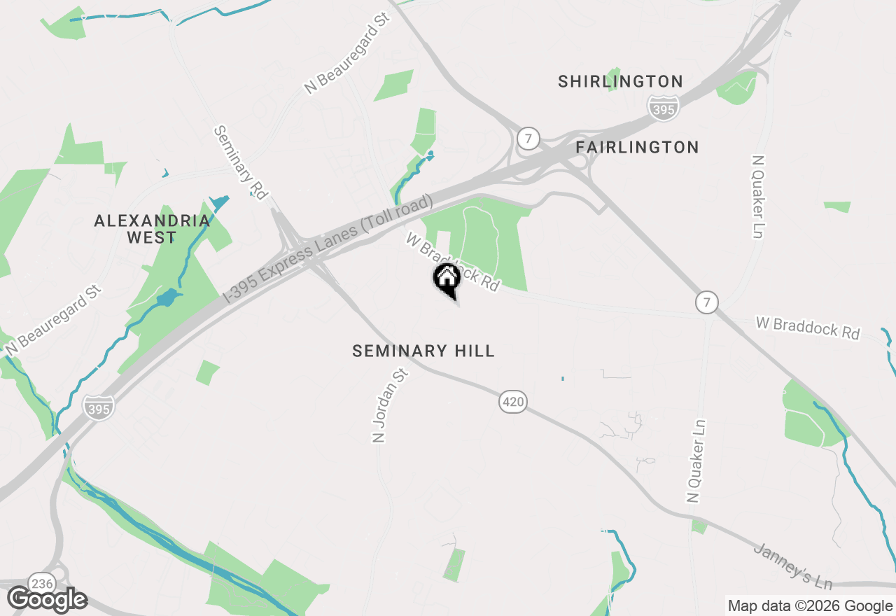 Map of 4311 Louis Place, Alexandria, VA 22304