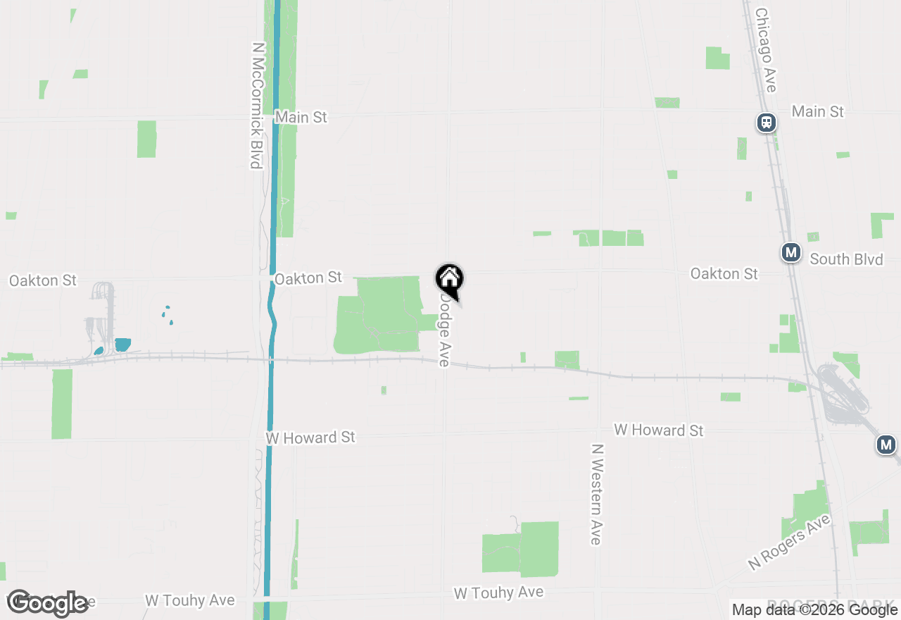 Map of 401 Dodge Avenue, Evanston, IL 60202