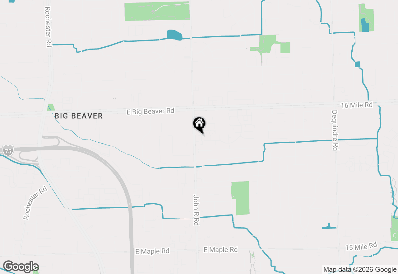 Map of 2679 Roundtree Drive, Troy, MI 48083