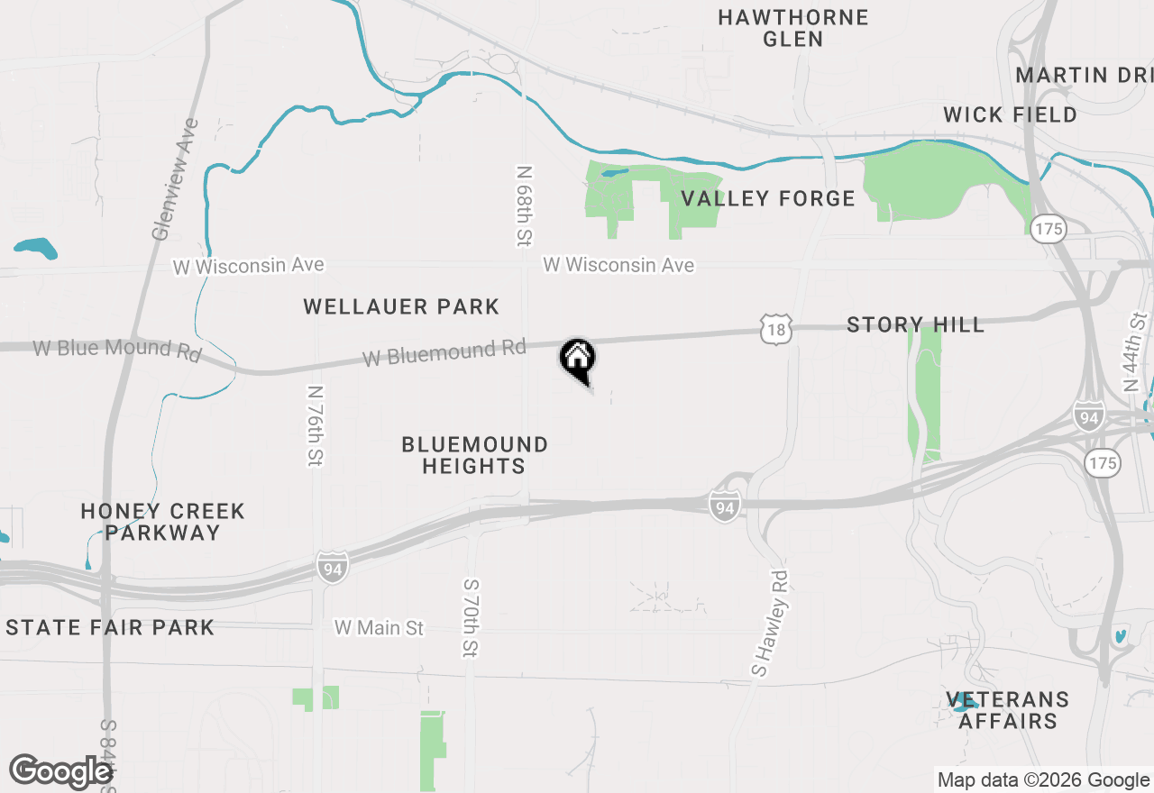 Map of 311 N 66th St, Milwaukee, WI 53213