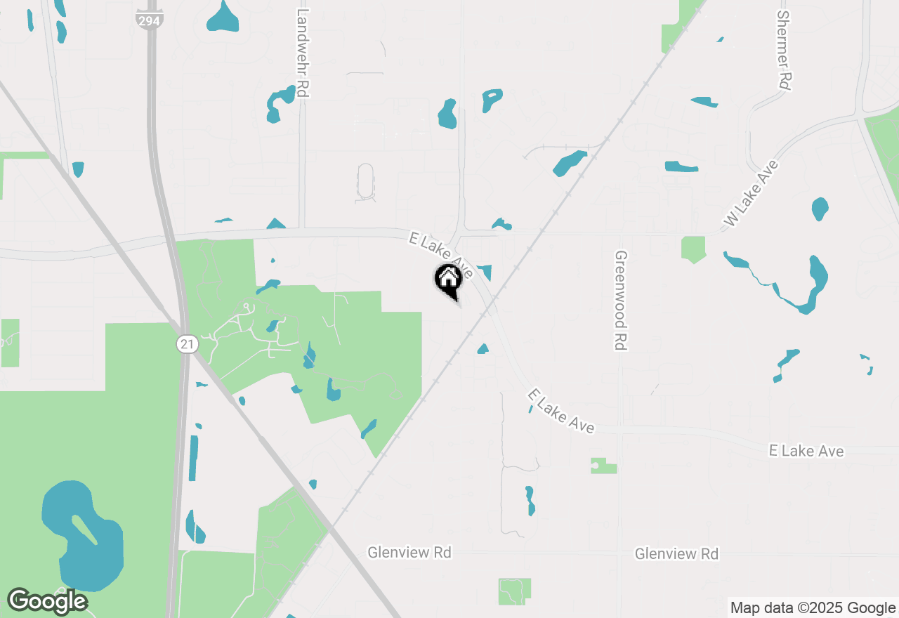 Map of 3807 Grace Lane, Glenview, IL 60025