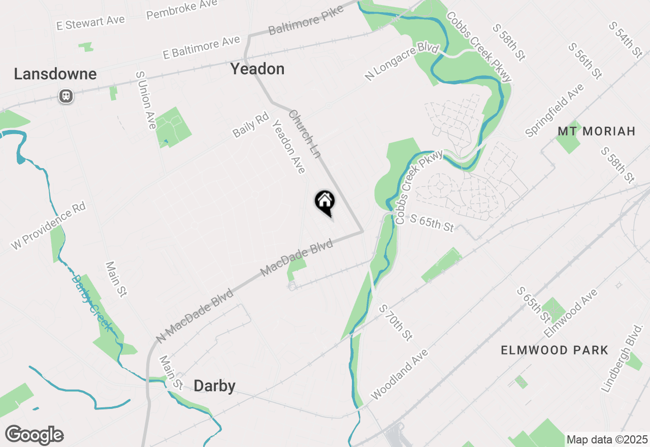 Map of 921 Serrill Avenue, Lansdowne, PA 19050