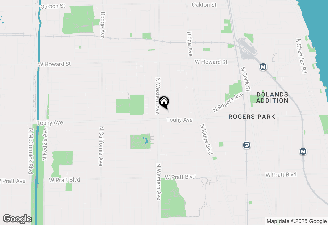 Map of 7220 N Claremont Avenue #B3, Chicago, IL 60645