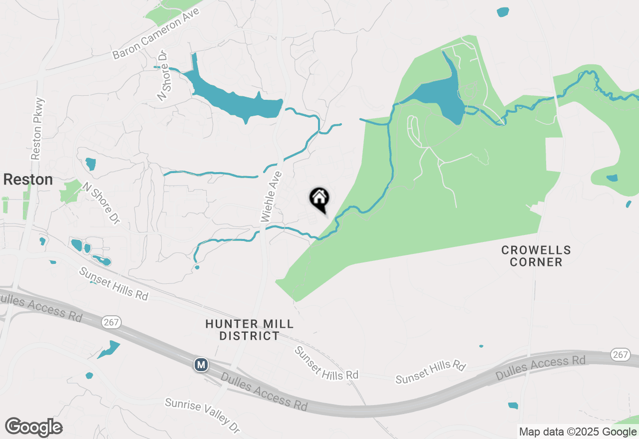 Map of 1663 Parkcrest Circle #5/B301, Reston, VA 20190