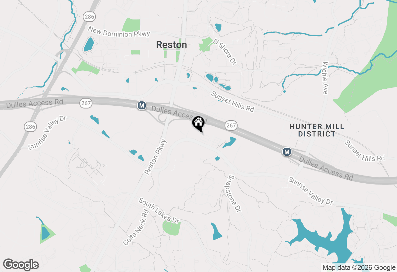 Map of 11760 Sunrise Valley Drive #715, Reston, VA 20191