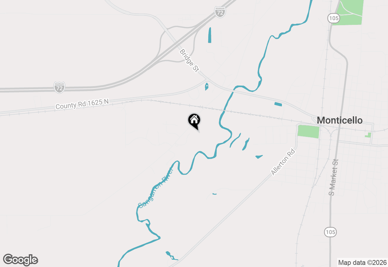 Map of 12 Turtle Creek Road, Monticello, IL 61856