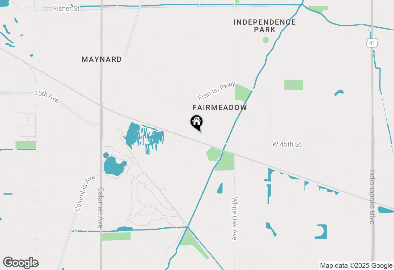 Map of 1308 Camellia Drive, Munster, IN 46321