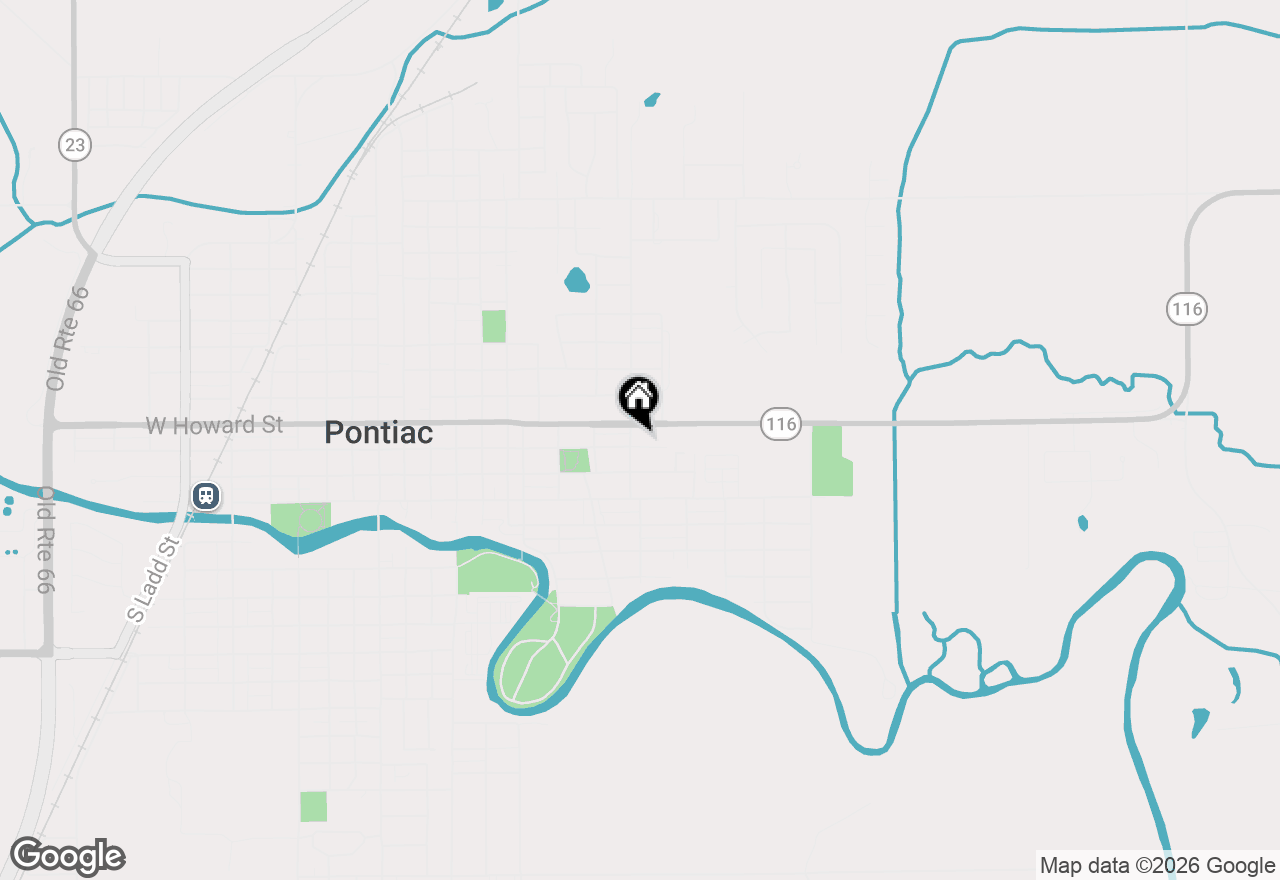 Map of 907 E Madison Street, Pontiac, IL 61764