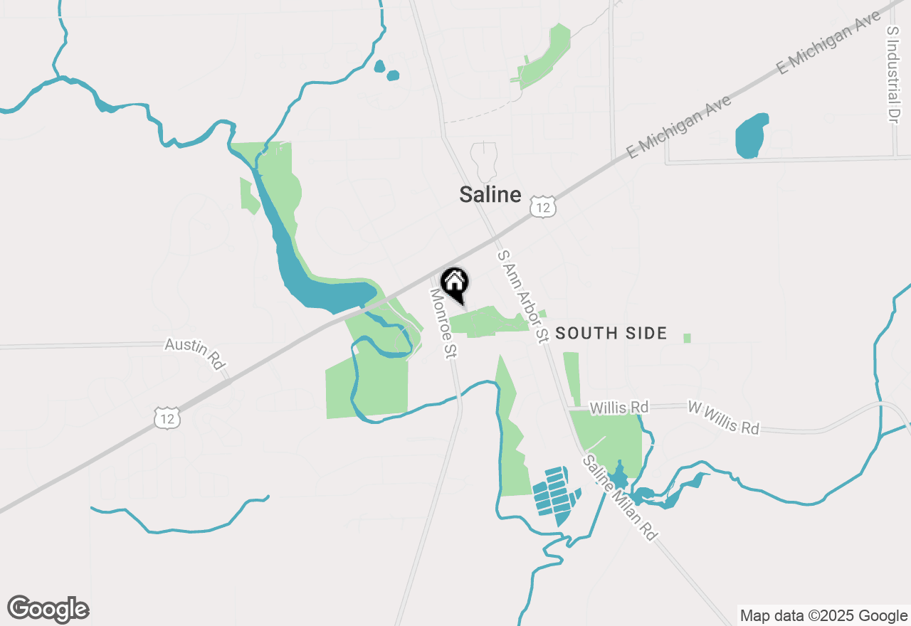 Map of 100 Parsons Lane, Saline, MI 48176
