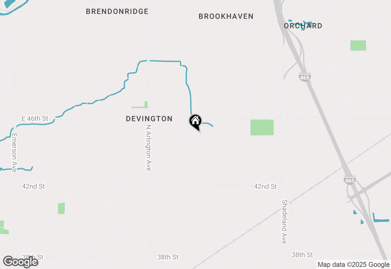 Map of 4457 N Kenmore Road, Indianapolis, IN 46226