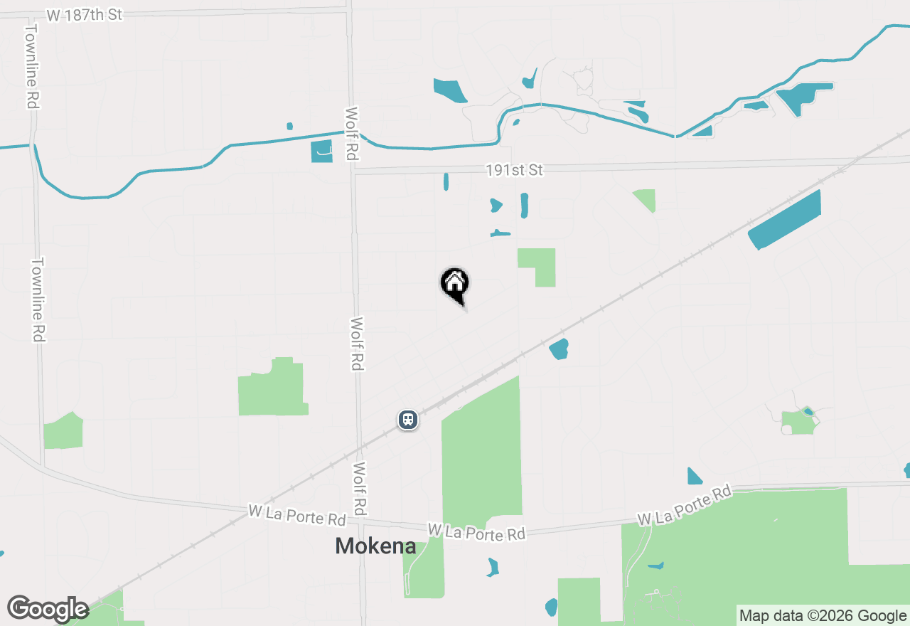 Map of 19757 Durham Court, Mokena, IL 60448