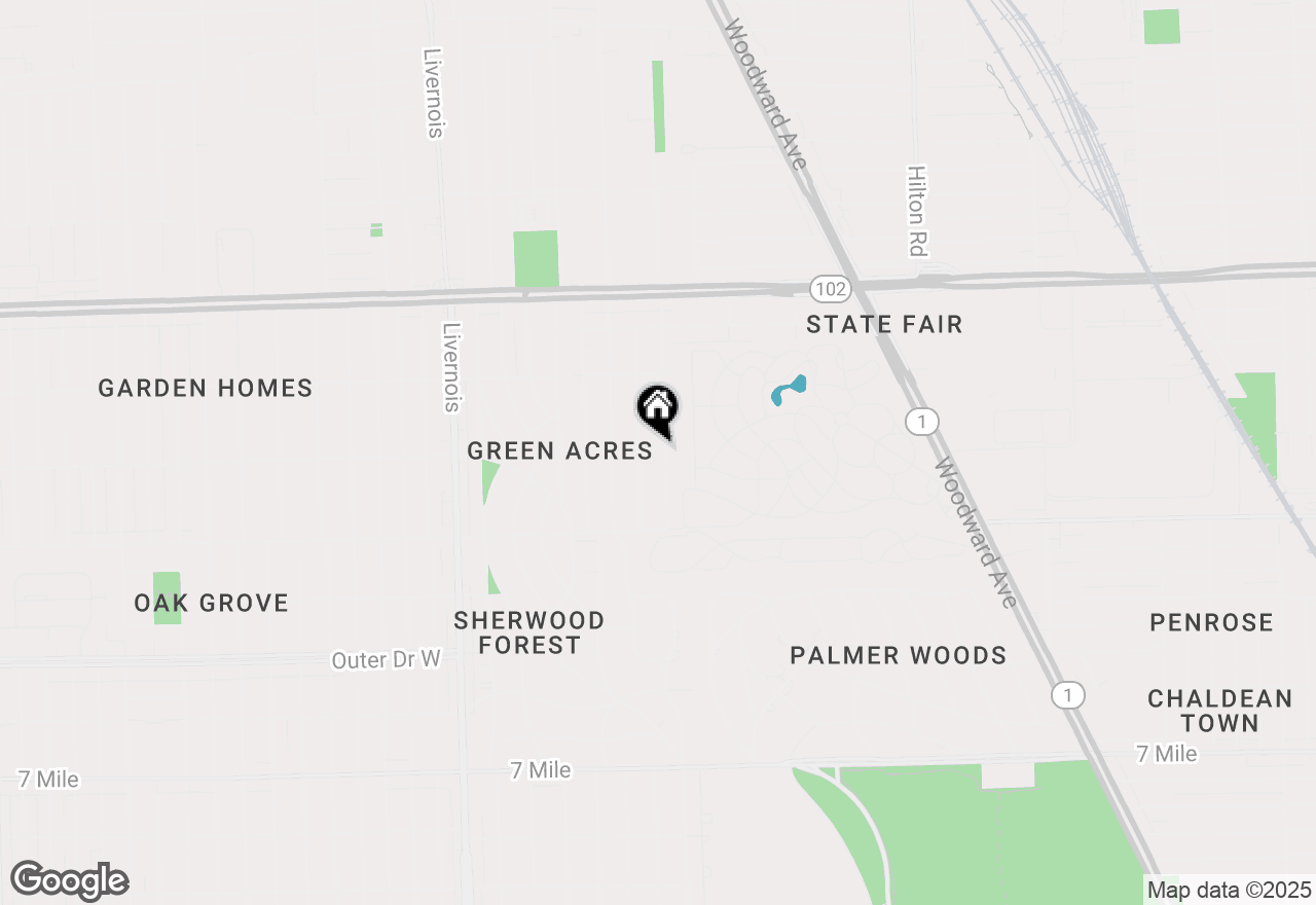 Map of 20069 Lichfield Road, Detroit, MI 48221