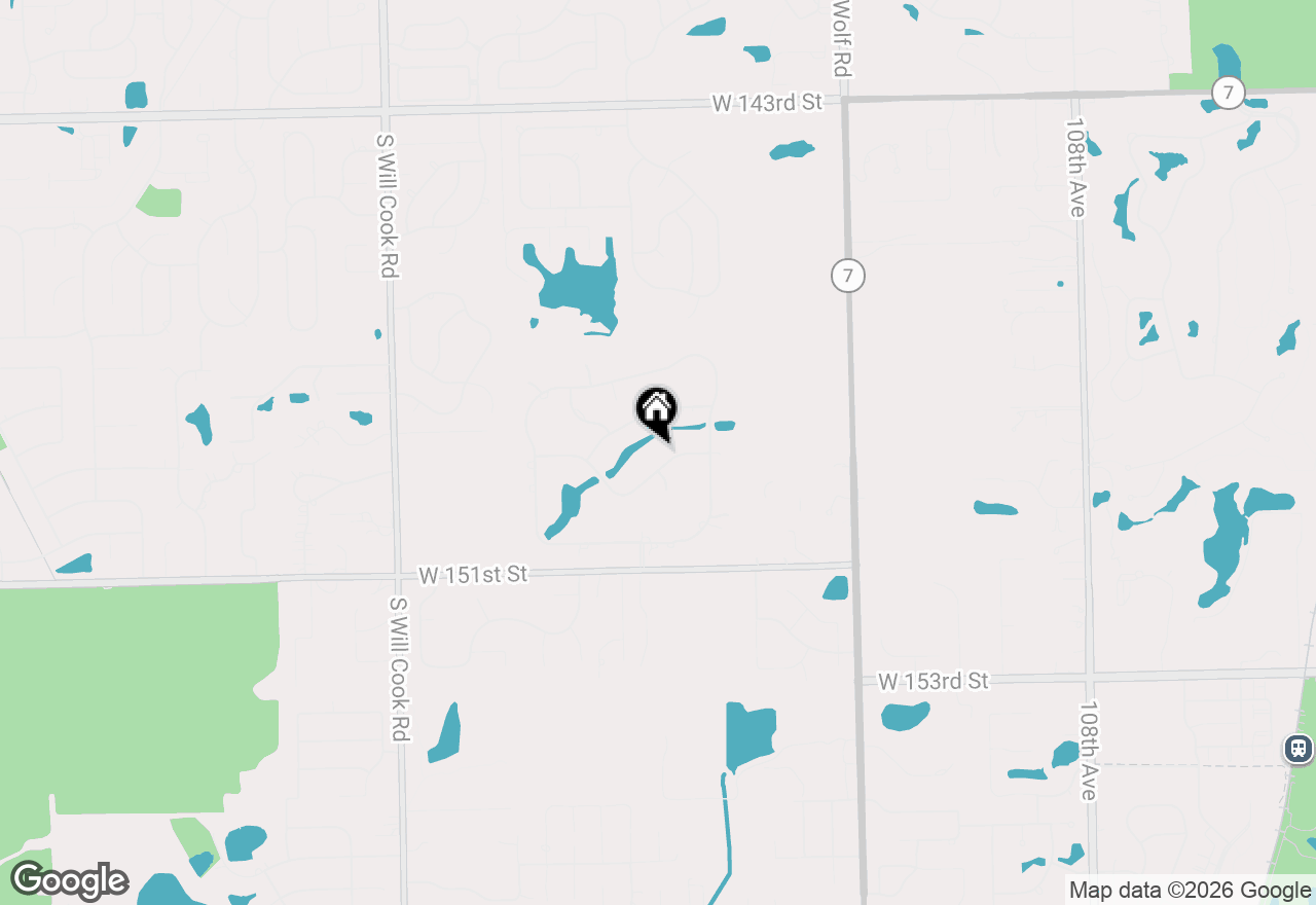 Map of 101 Windmill Road, Orland Park, IL 60467