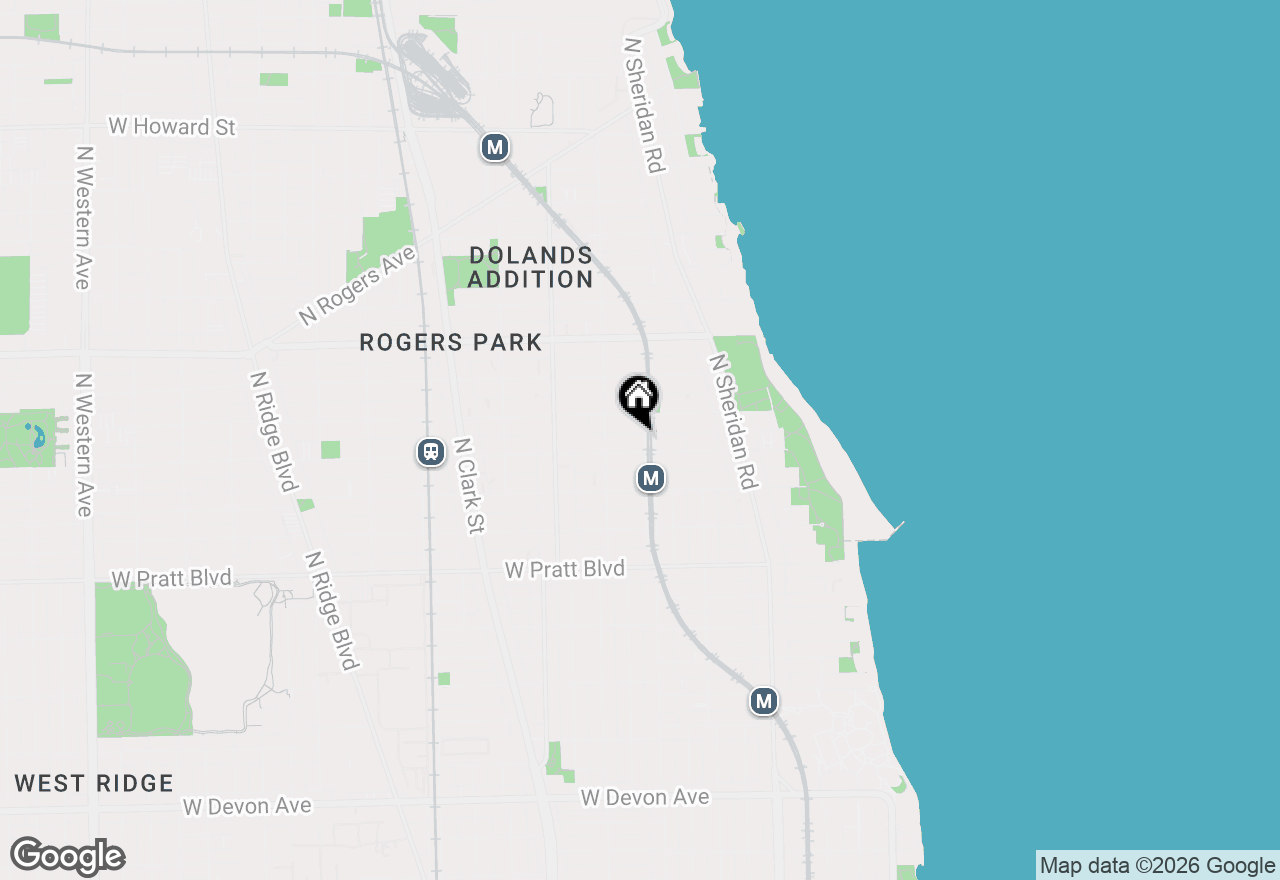 Map of 7006 N Glenwood Avenue #30, Chicago, IL 60626