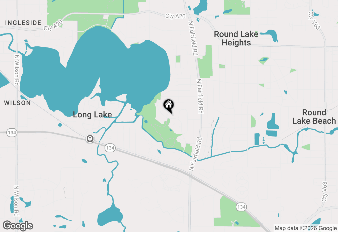 Map of 1217 N Village Drive, Round Lake Beach, IL 60073