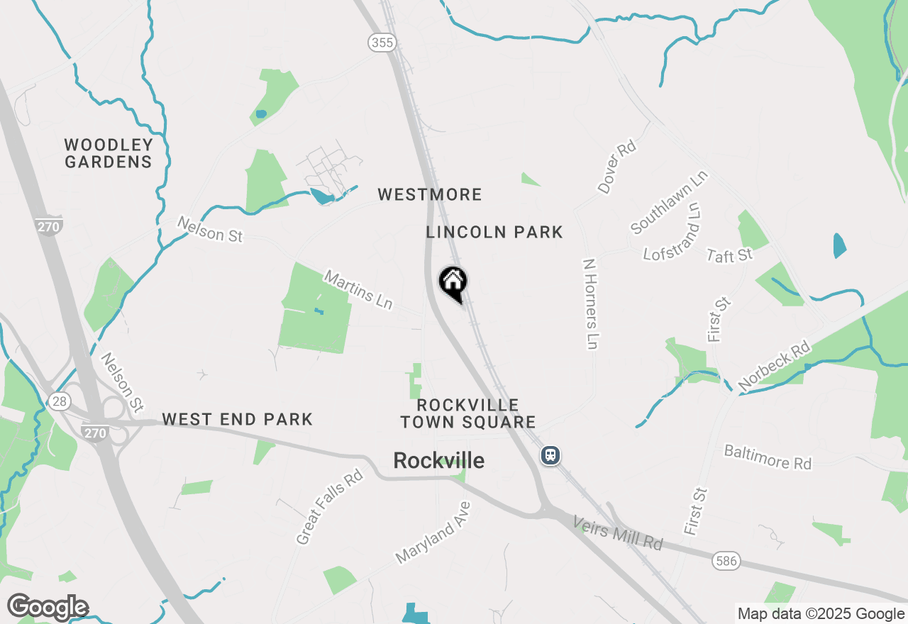 Map of 501 Hungerford Drive #P75, Rockville, MD 20850