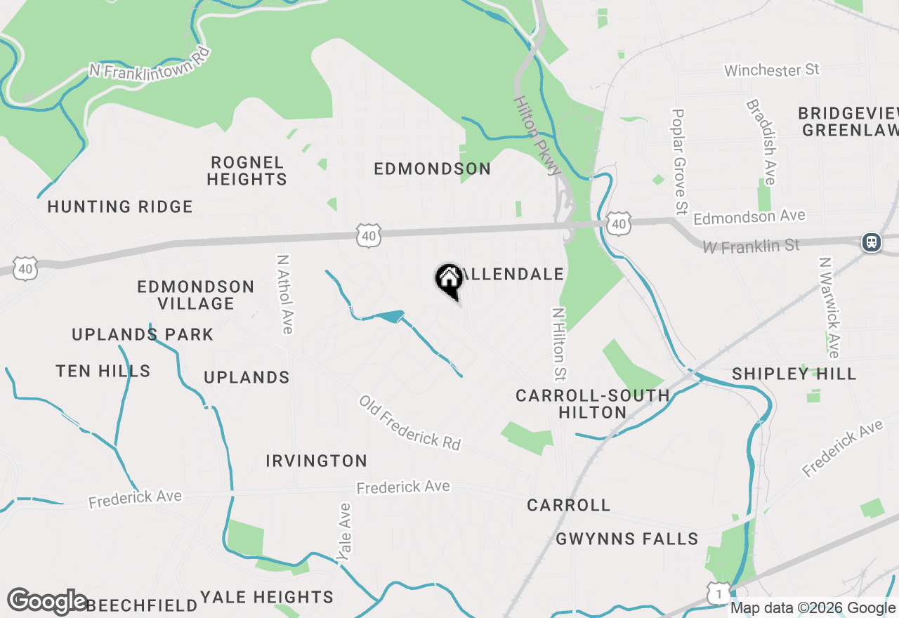 Map of 209 Mount Holly Street, Baltimore, MD 21229