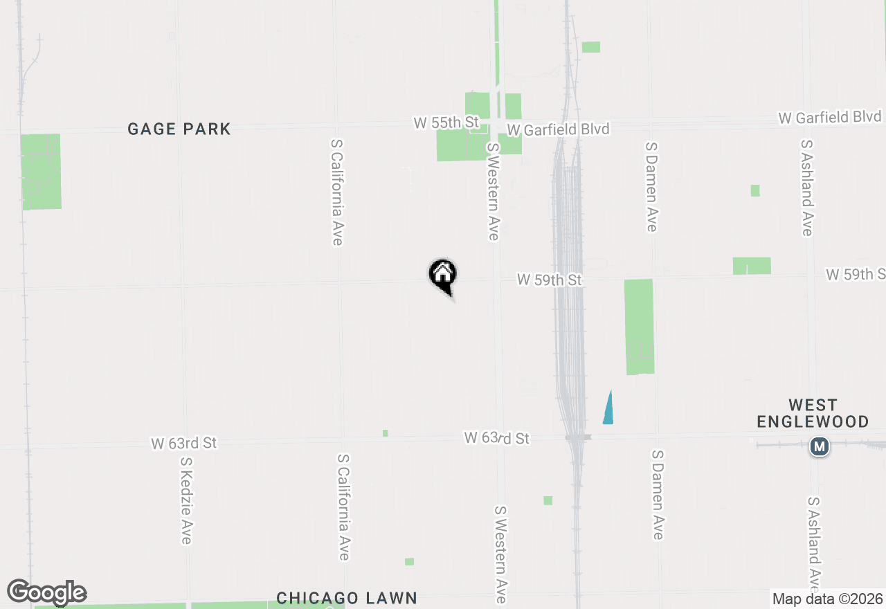 Map of 5937 S Maplewood Avenue, Chicago, IL 60629