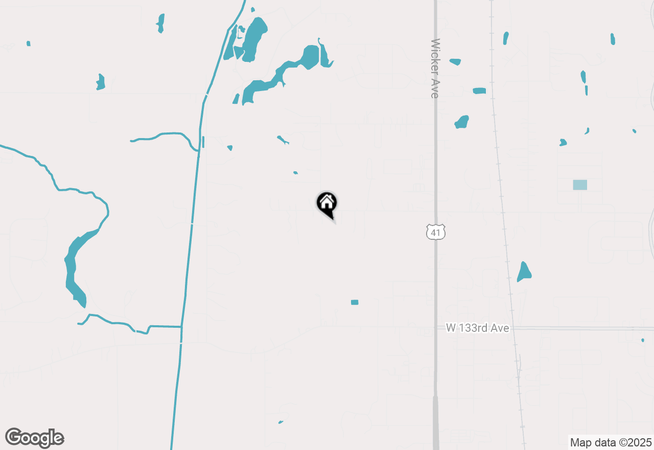 Map of 11975 W 129th Avenue, Cedar Lake, IN 46303