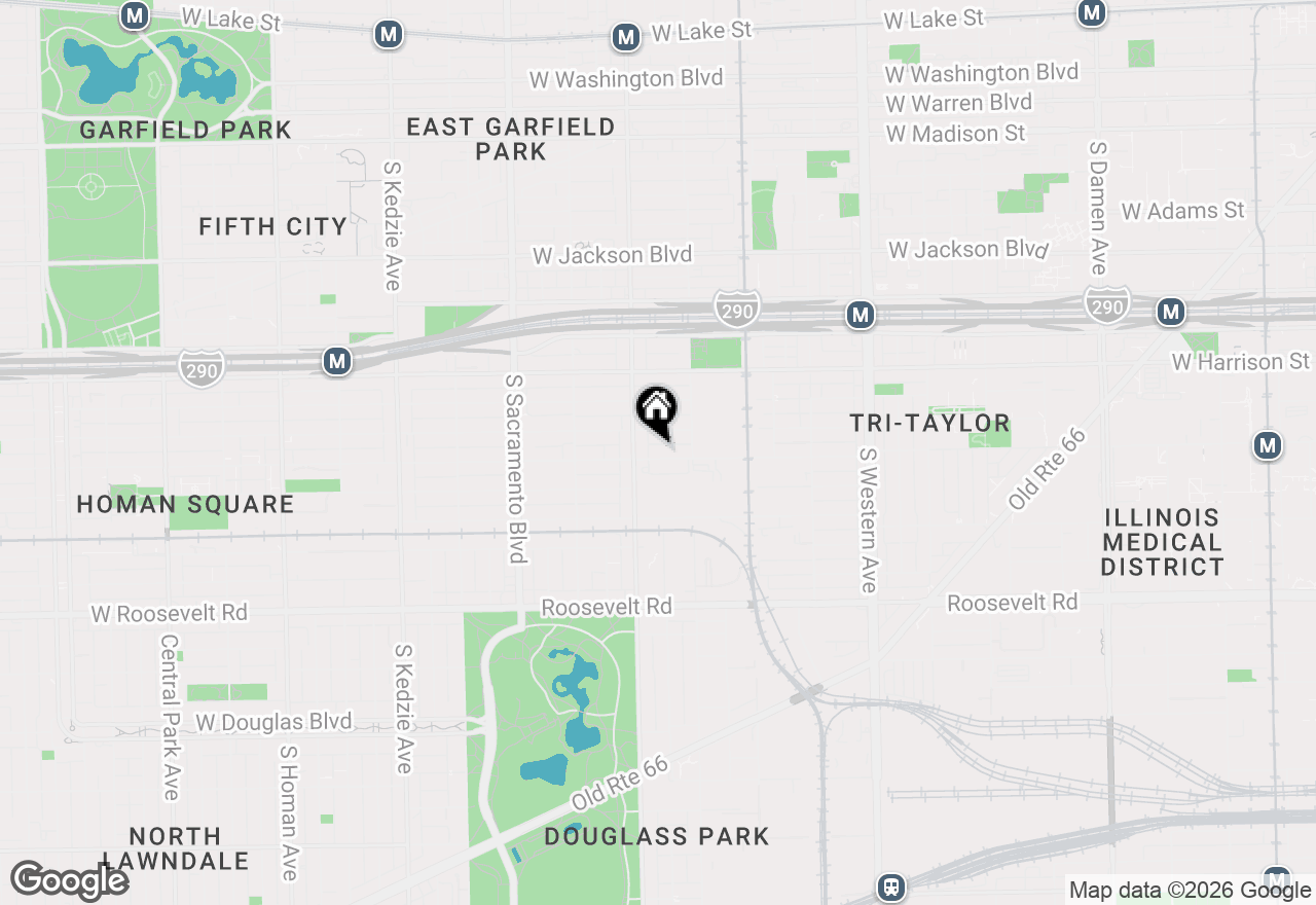 Map of 2738 W Polk Street, Chicago, IL 60612