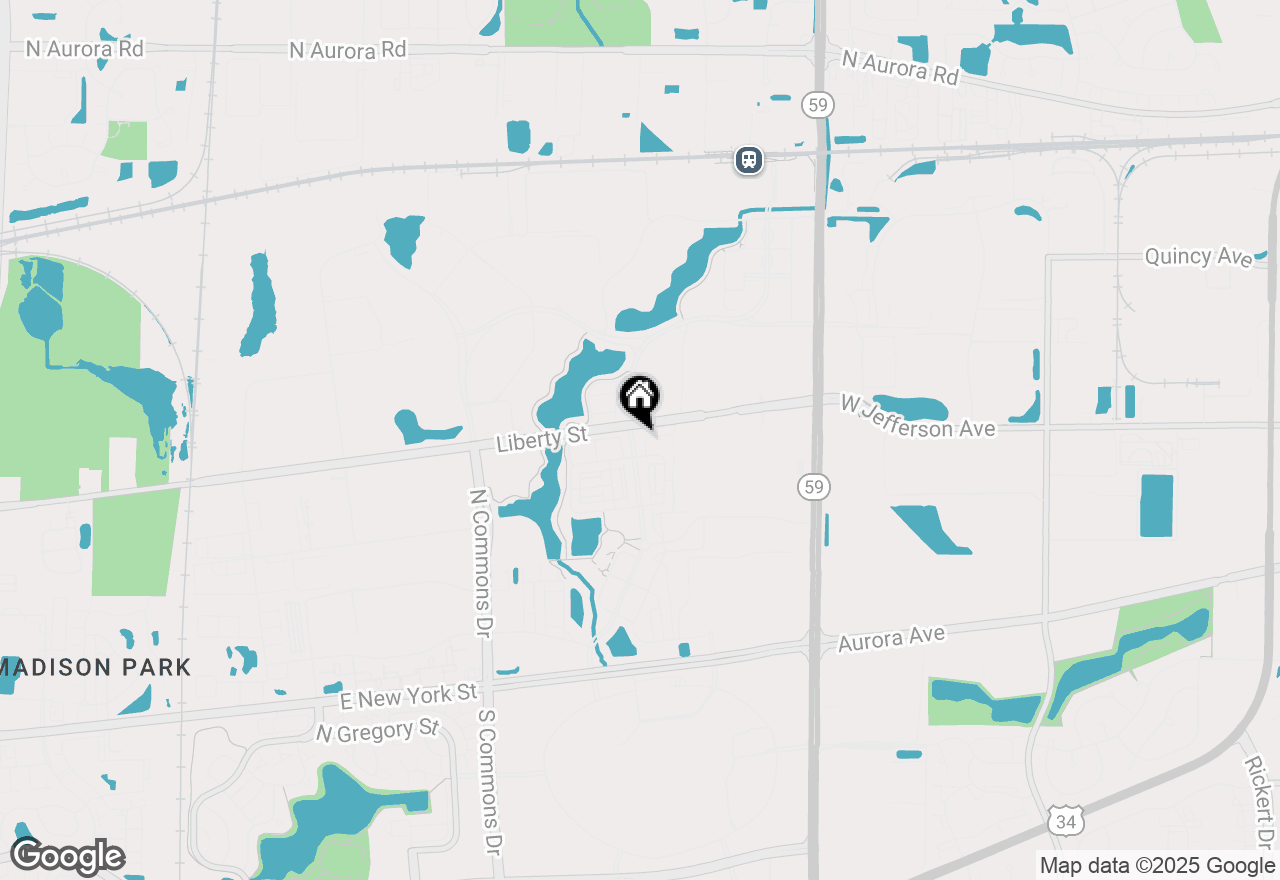 Map of 849 Station Boulevard, Aurora, IL 60504